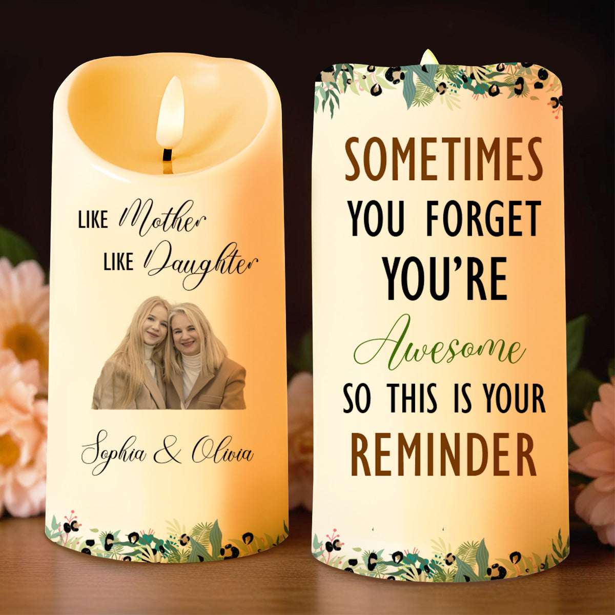 Like Mother Like Daughter, You're Awesome Reminder Candle