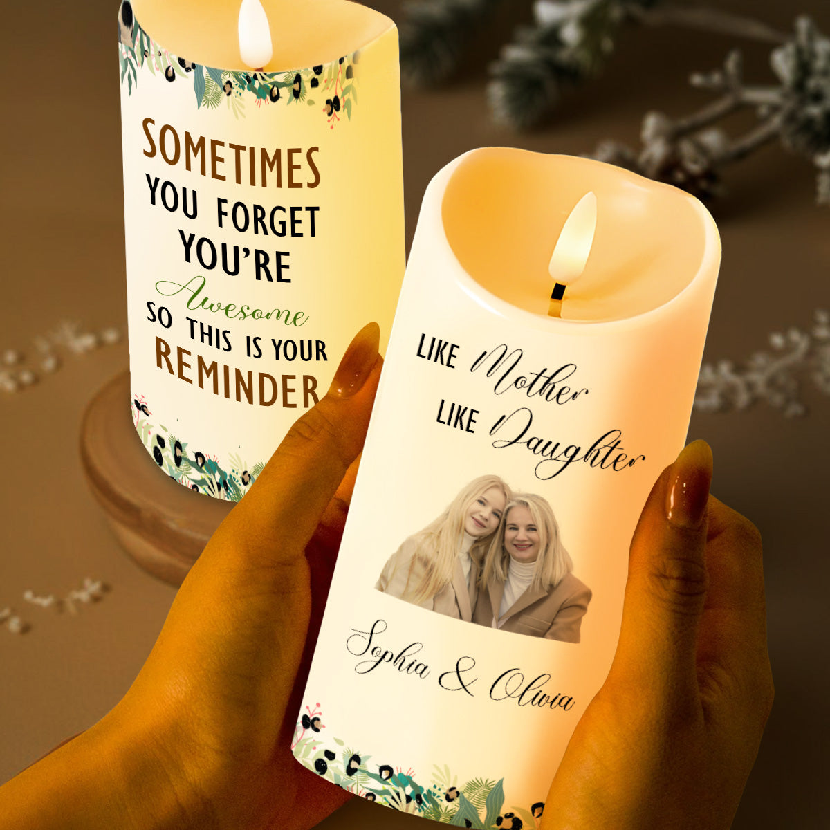 Like Mother Like Daughter, You're Awesome Reminder Candle