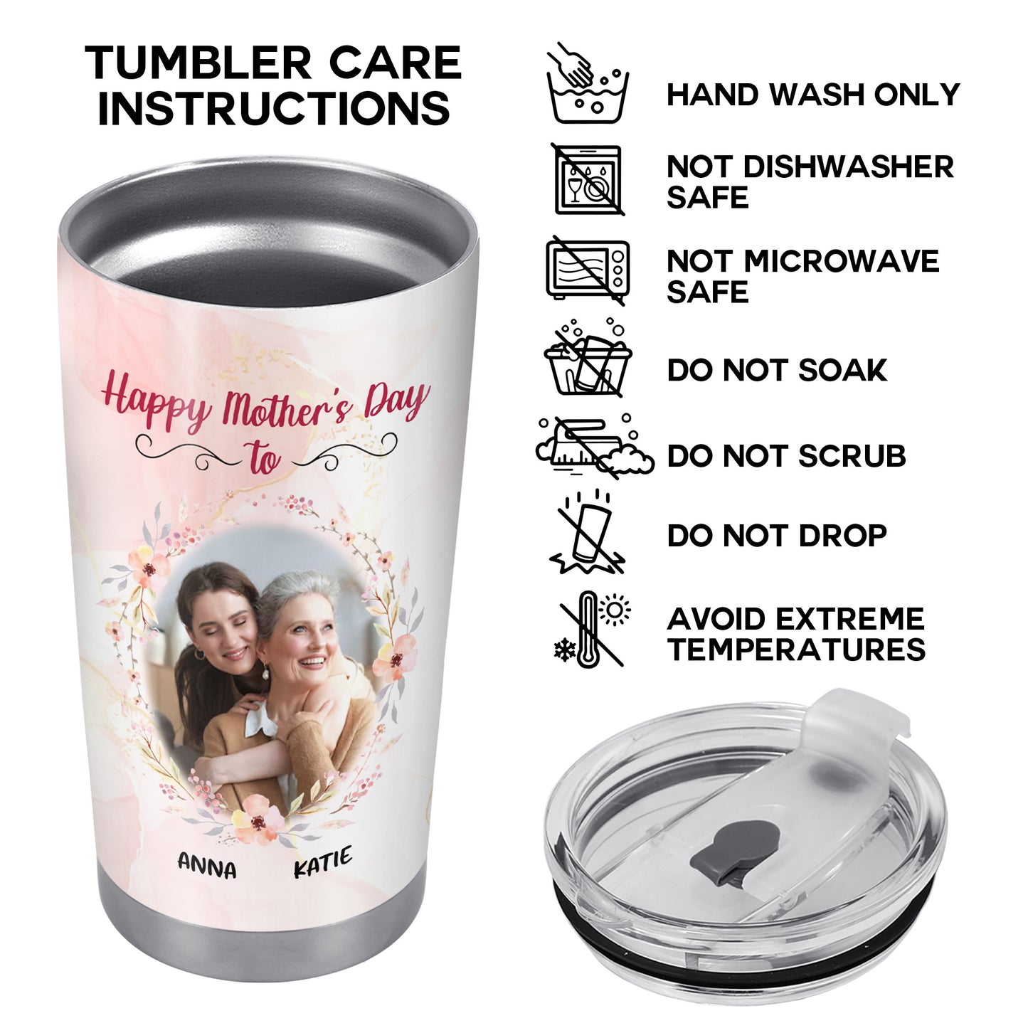 My First Friend My Forever Friend Inspiration Mother's Day Tumbler