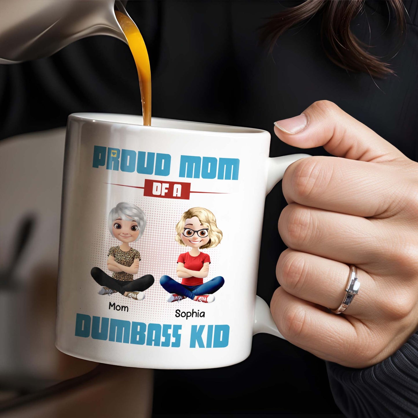Proud Mom Of A Dumbass Kid Cartoon Characters