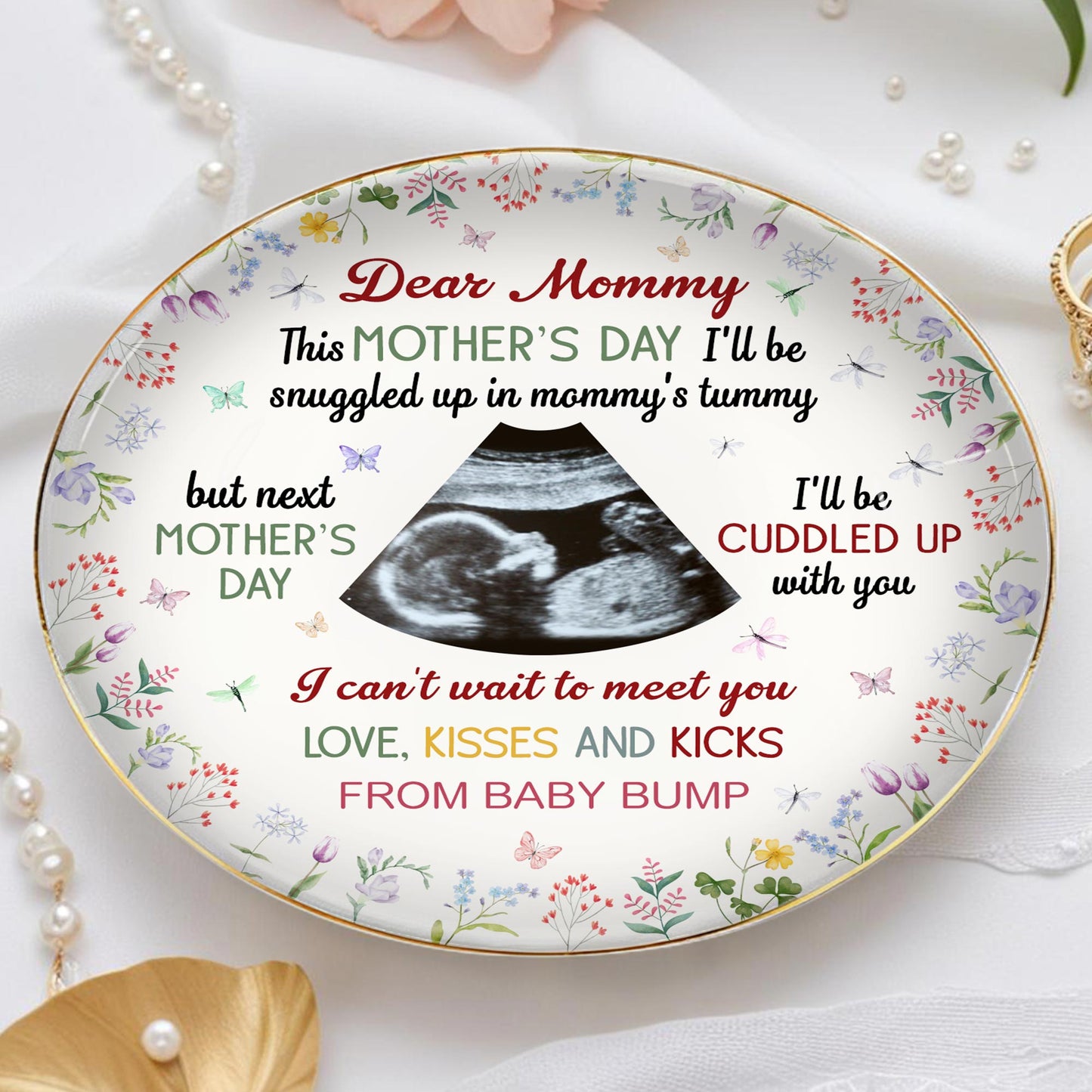 Dear Mommy, Love Kisses And Kicks From Baby Bump