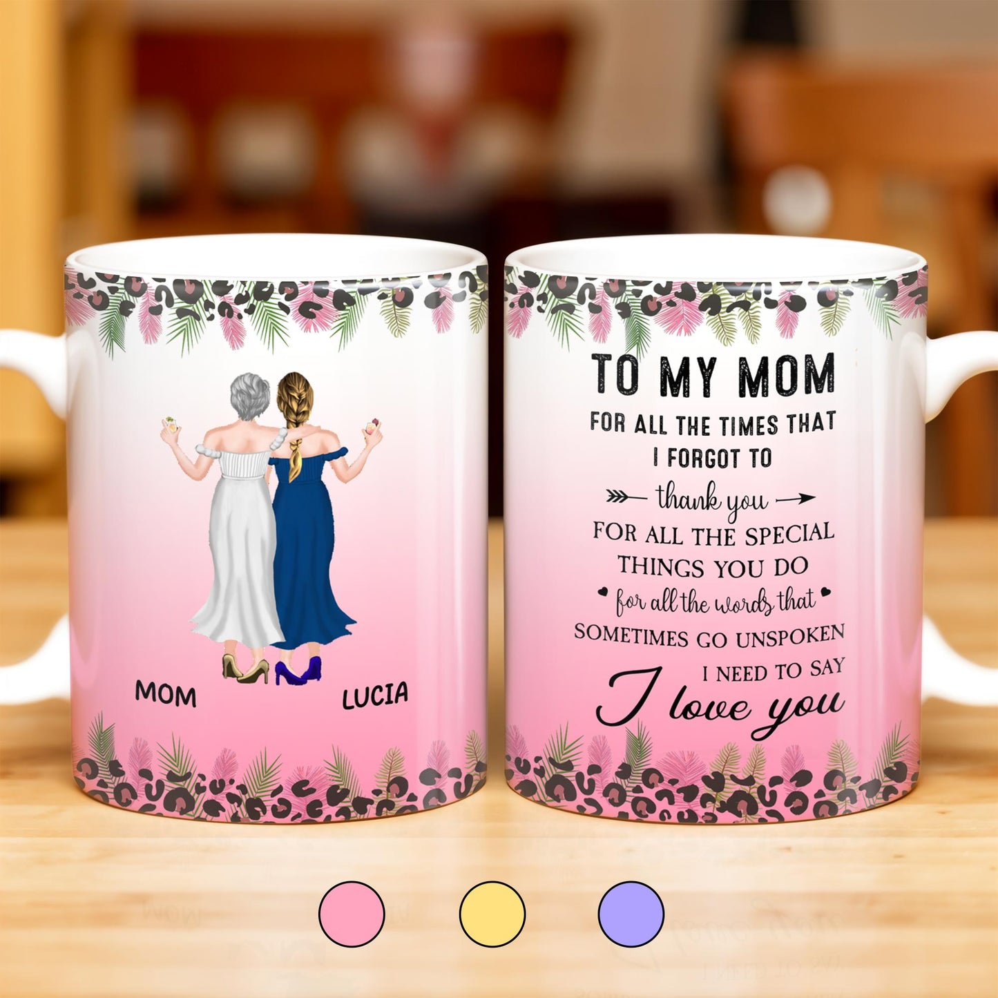 To My Mom, For All The Times That I Forgot To Thank You, Flowers and Two Women