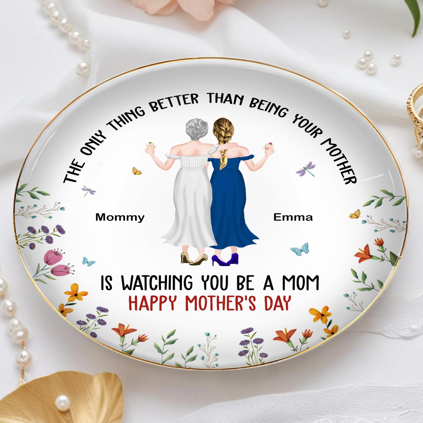 The Only Thing Better Than Being Your Mother, Two Women And Flowers