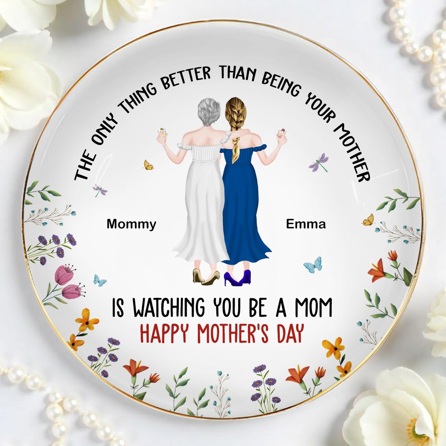 The Only Thing Better Than Being Your Mother, Two Women And Flowers