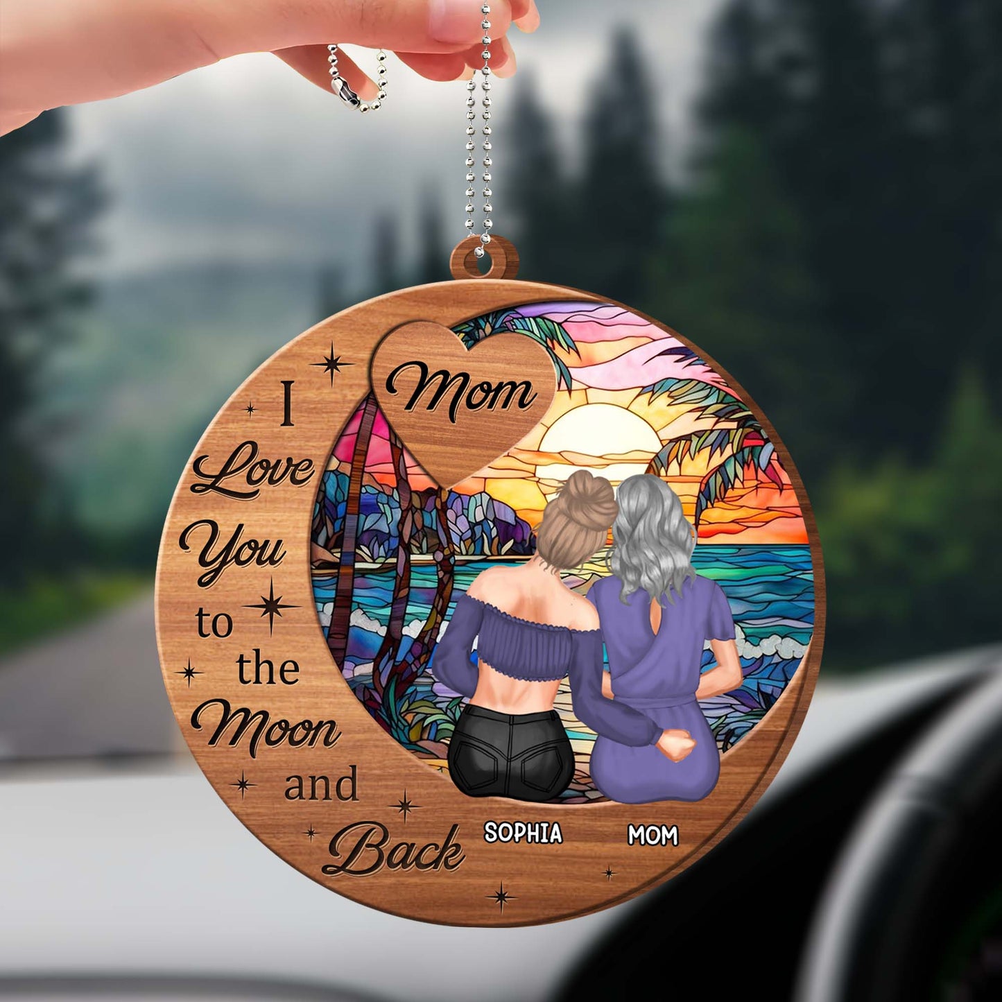 I Love You To The Moon And Back, Sunset And Women