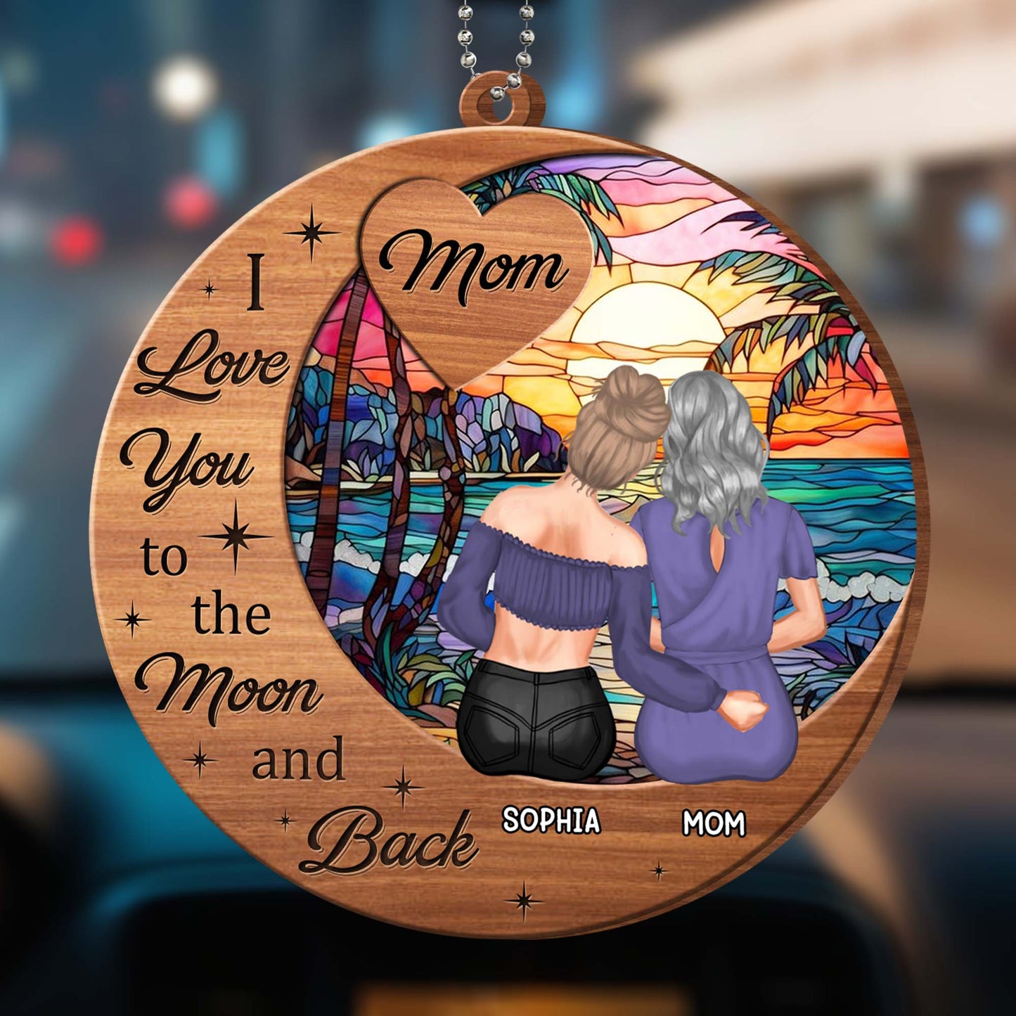 I Love You To The Moon And Back, Sunset And Women