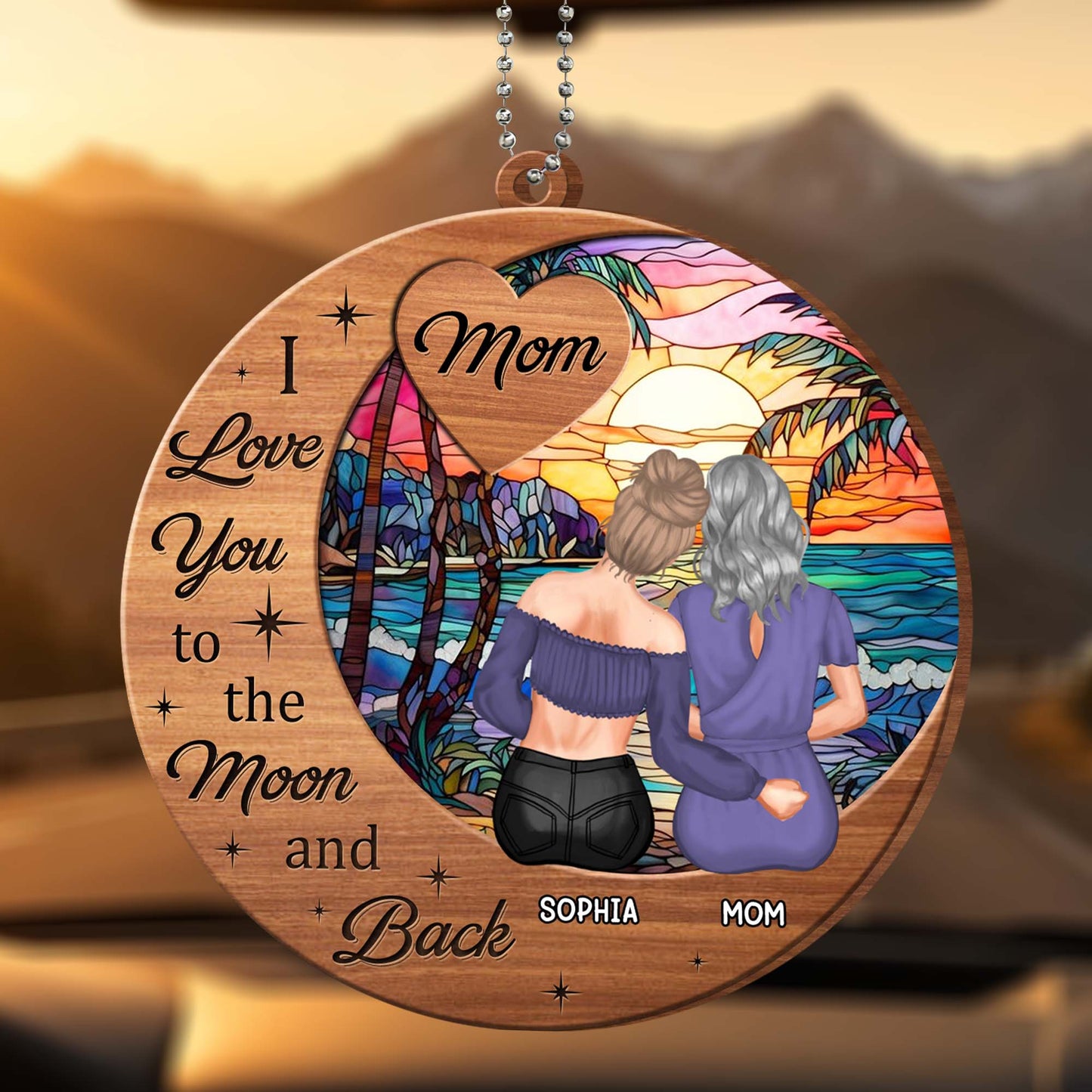 I Love You To The Moon And Back, Sunset And Women