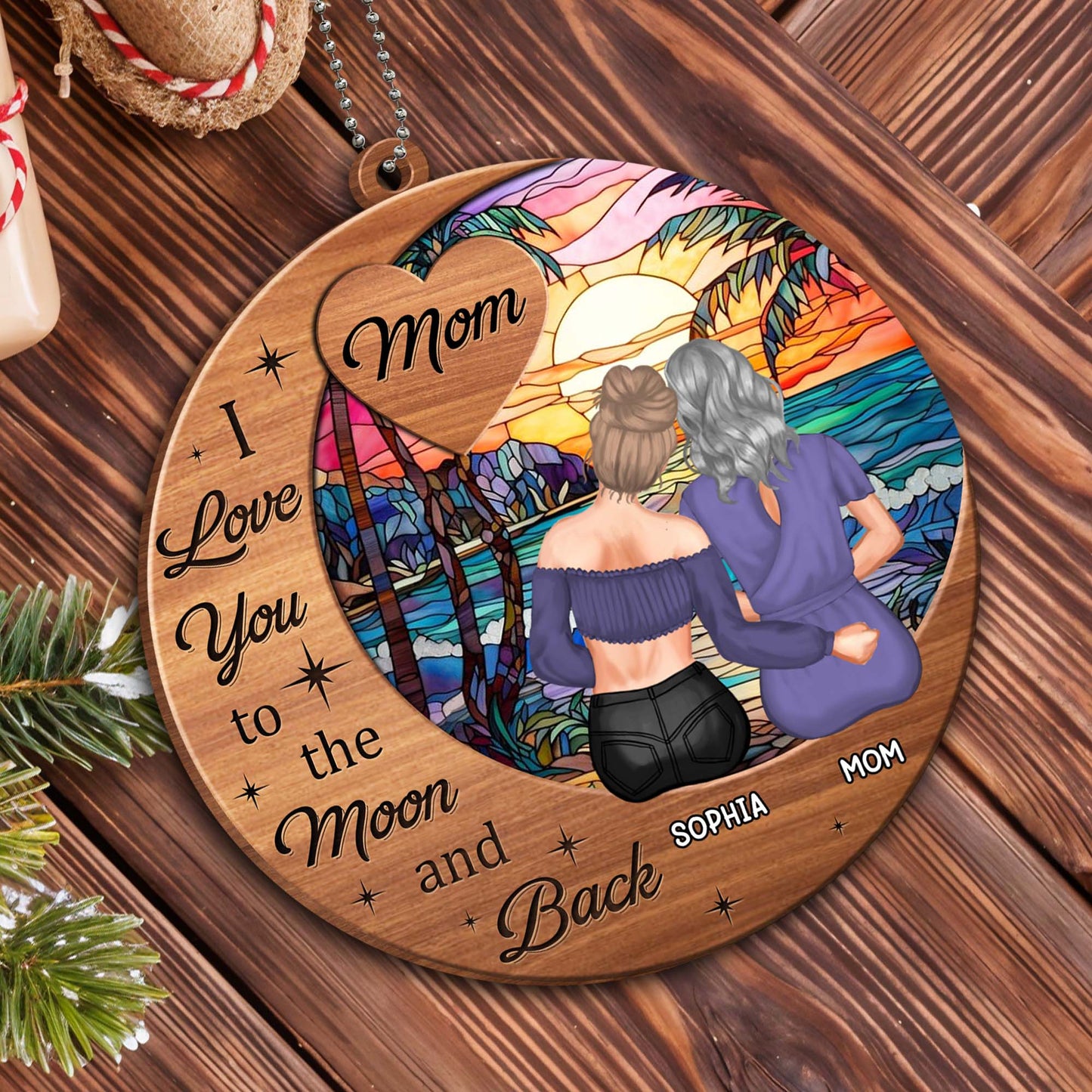 I Love You To The Moon And Back, Sunset And Women