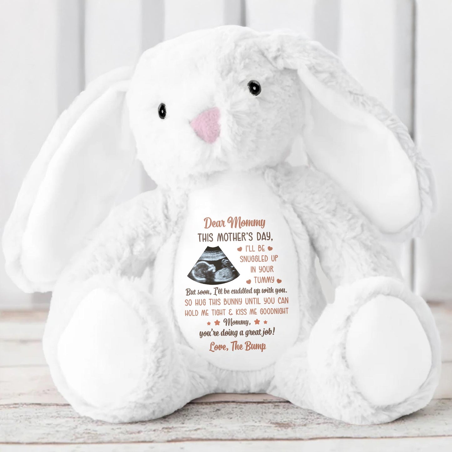 Dear Mommy This Mother’s Day, Bunny And Ultrasound Image