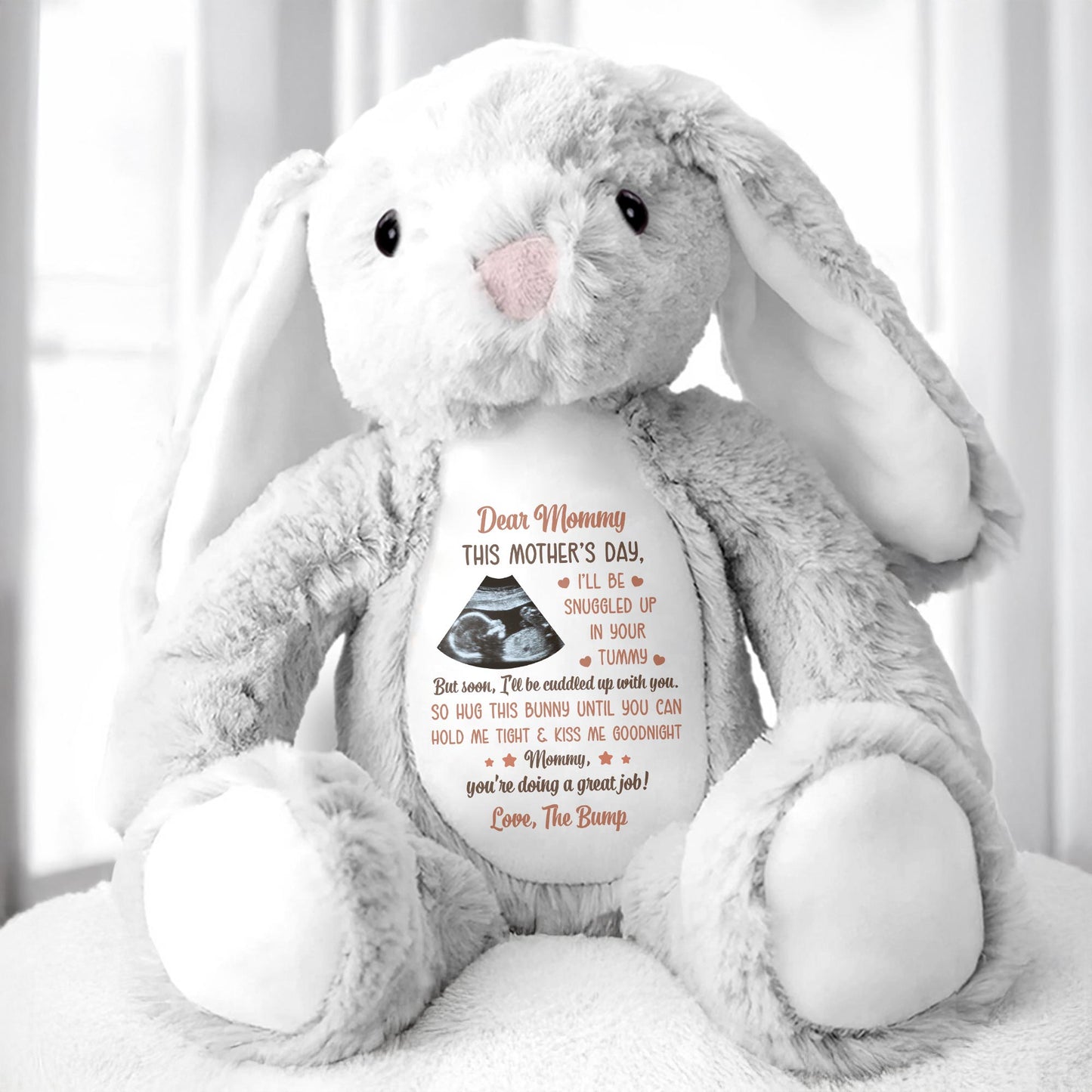 Dear Mommy This Mother’s Day, Bunny And Ultrasound Image
