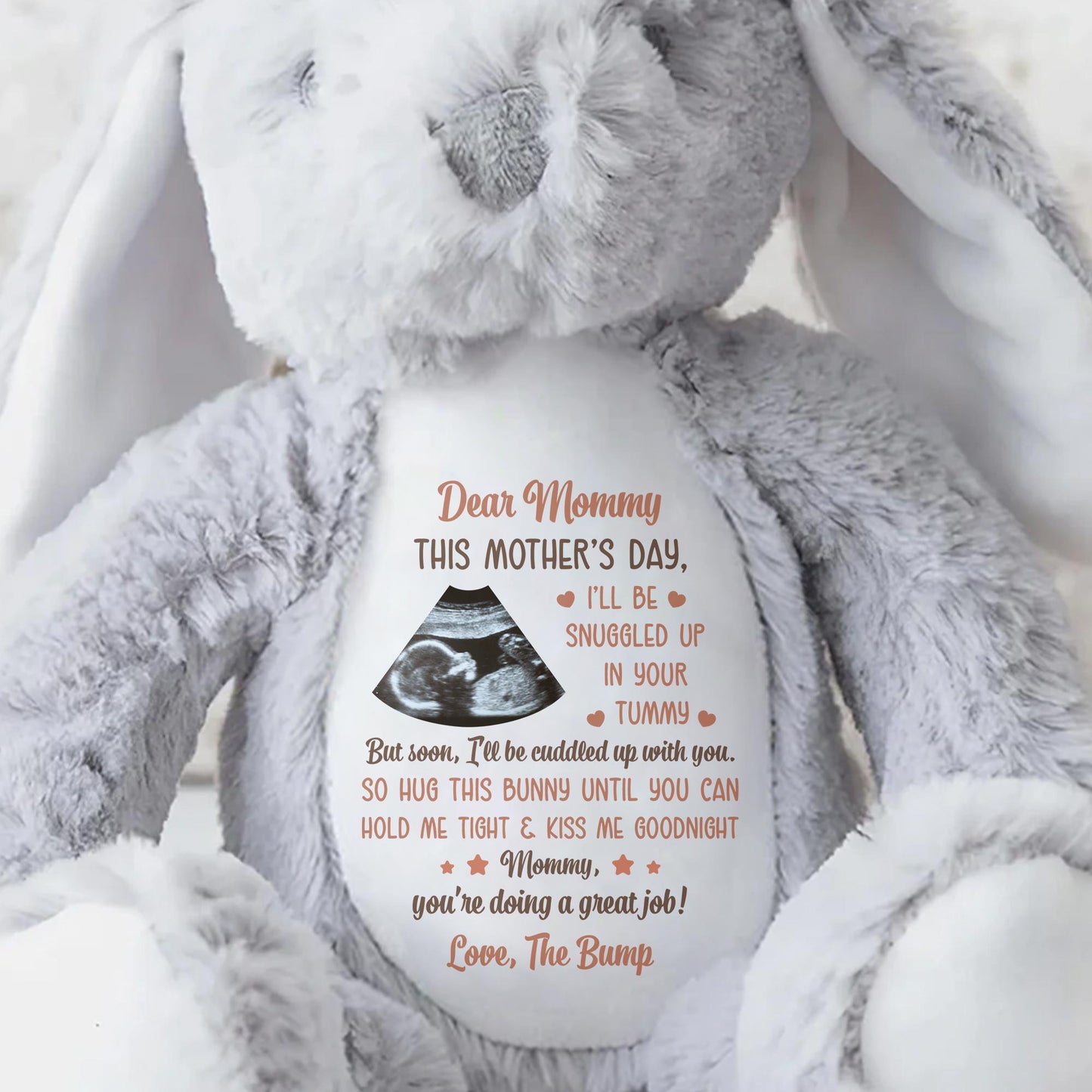 Dear Mommy This Mother’s Day, Bunny And Ultrasound Image