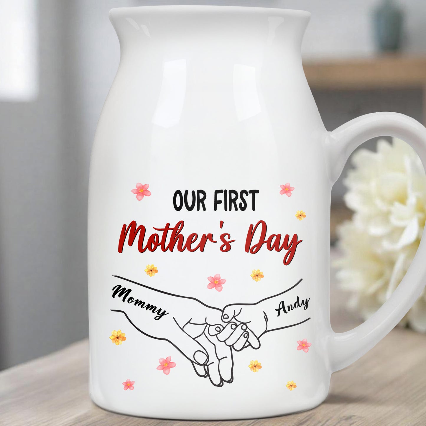 Our First Mother's Day, Flowers and Holding Hands