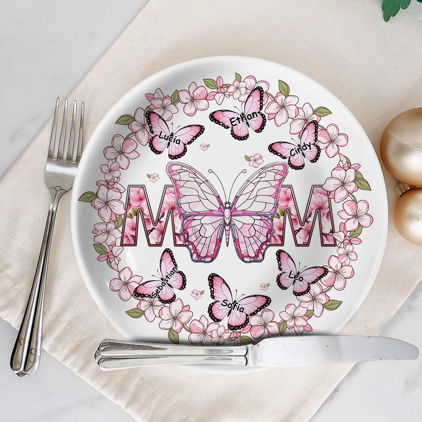 Celebrate Life's Beautiful Moments With Personalized Floral And Butterfly Artwork