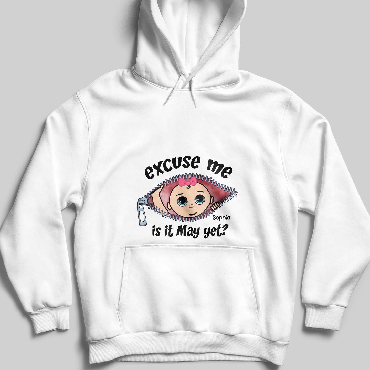 Excuse Me Is It May Yet? Baby Face And Zipper