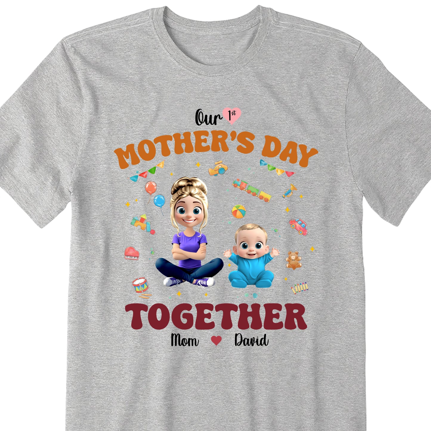 Our 1st Mother's Day Together, Cartoon Characters and Baby Items