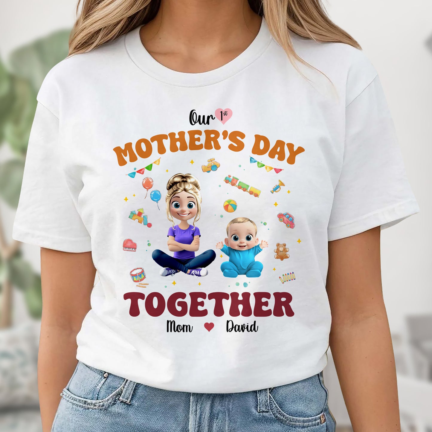 Our 1st Mother's Day Together, Cartoon Characters and Baby Items