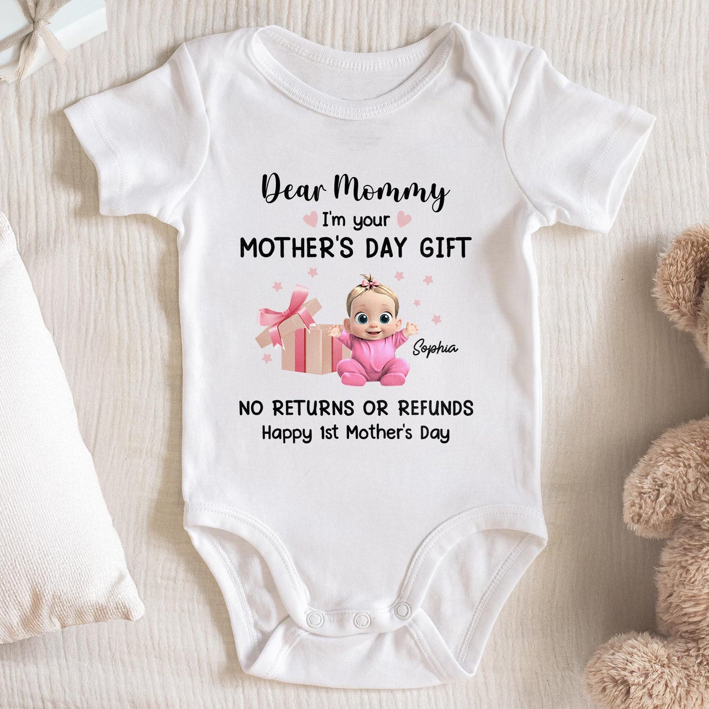 Dear Mommy, I'm Your Mother's Day Gift, Baby and Gift Box