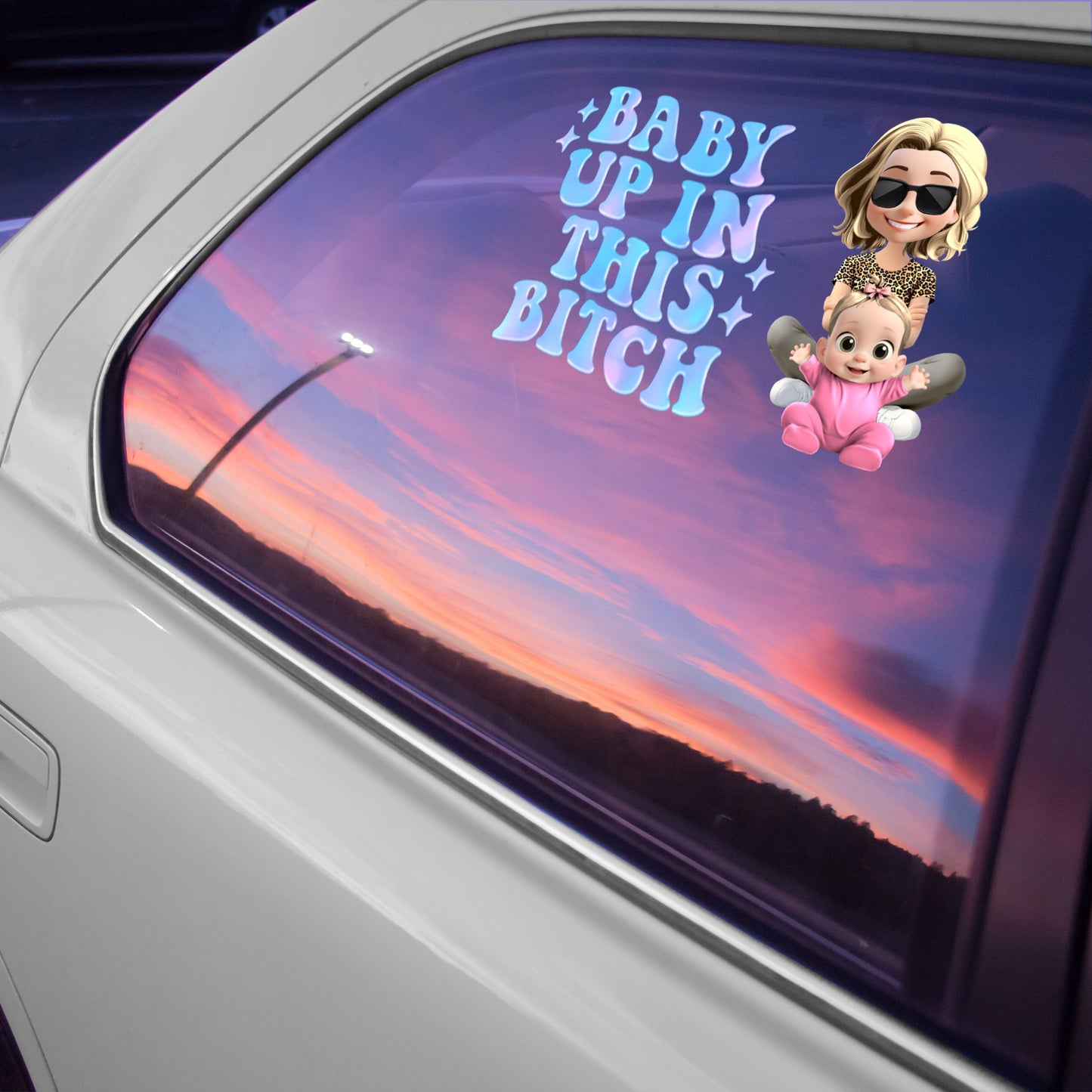 Baby Up In This Decal With Emoji