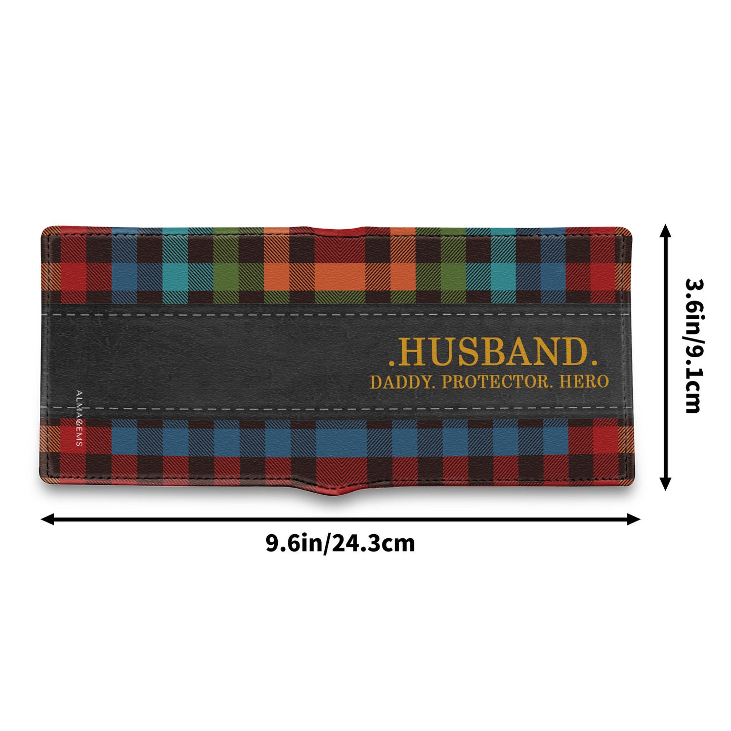 Husband Daddy Protector Hero - Men's Leather Wallet - MW05