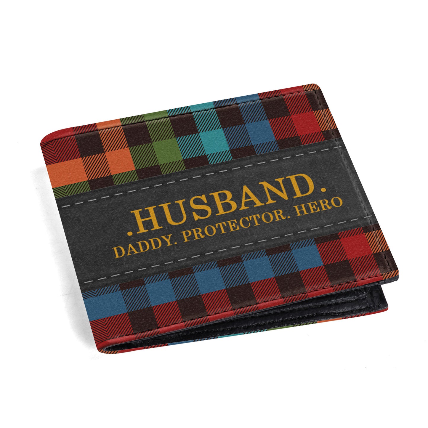 Husband Daddy Protector Hero - Men's Leather Wallet - MW05