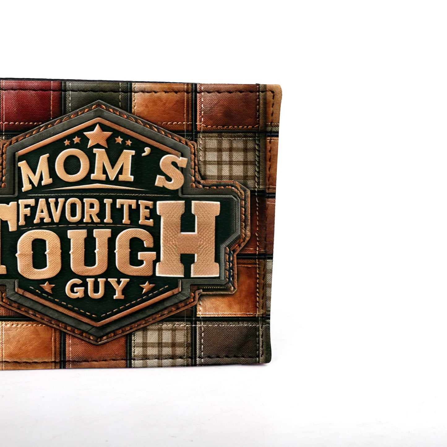 Le dur à cuire préféré de maman - Portefeuille en cuir pour homme - MW06