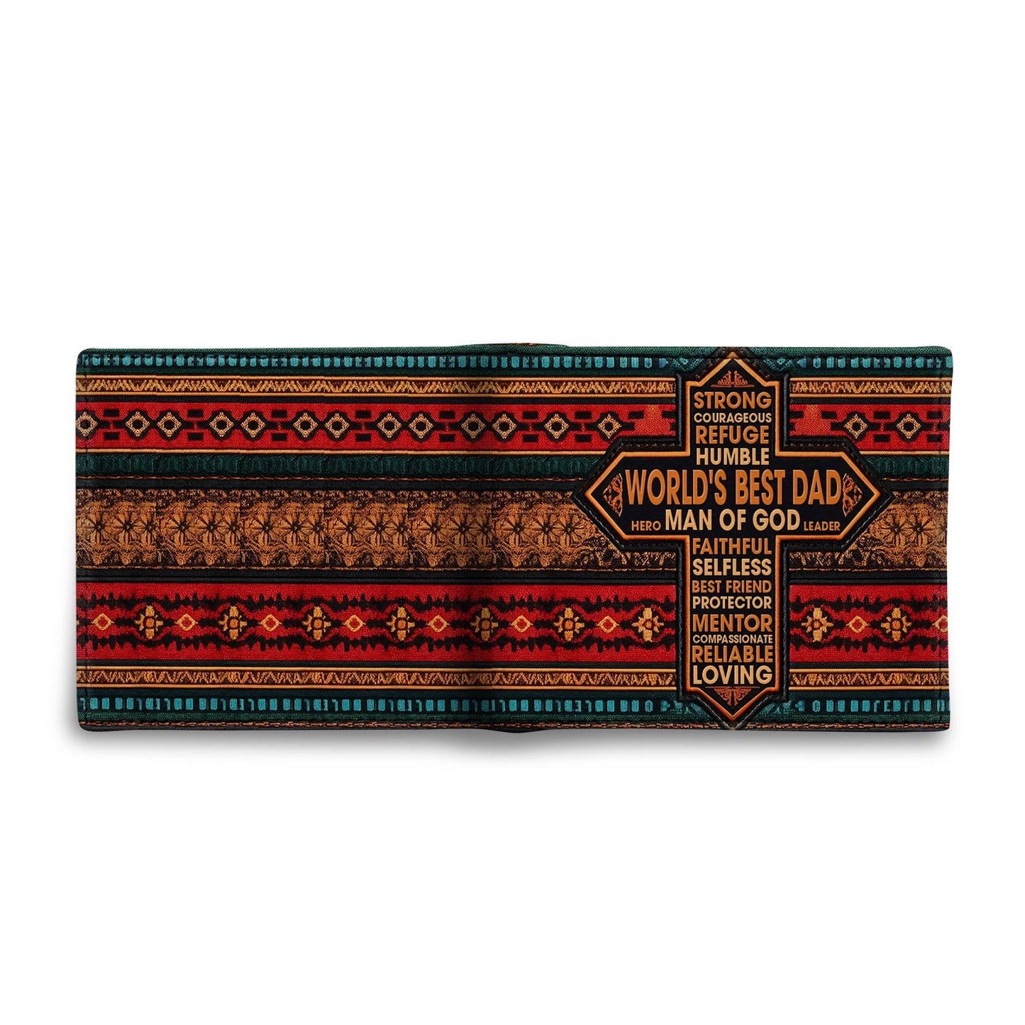 World Best Dad - Men's Leather Wallet - MW09