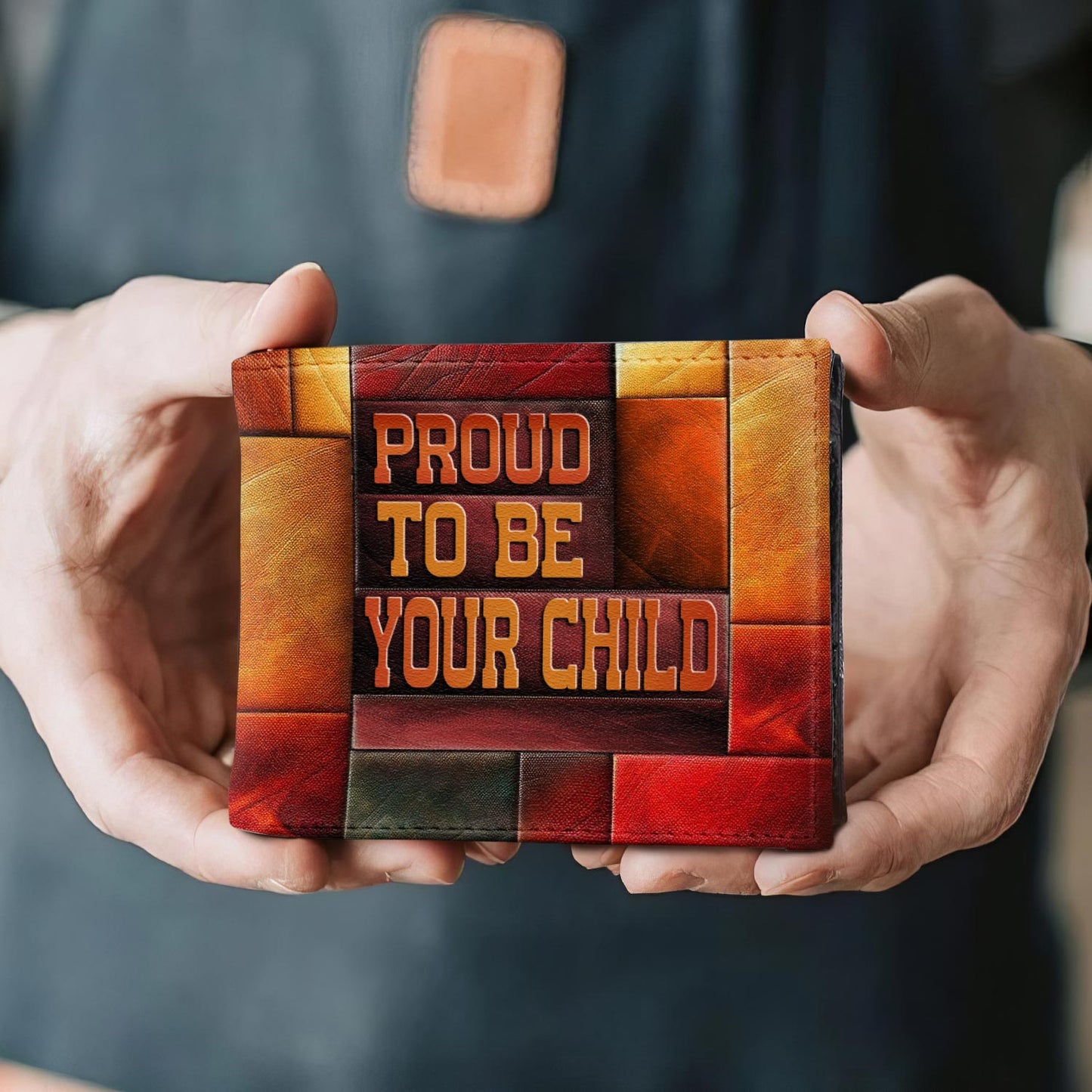Proud To Be Your Child - Men's Leather Wallet - MW12