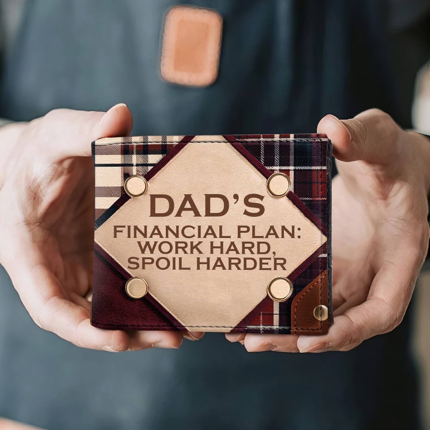 Plan financier de papa - Portefeuille en cuir pour homme - MW15