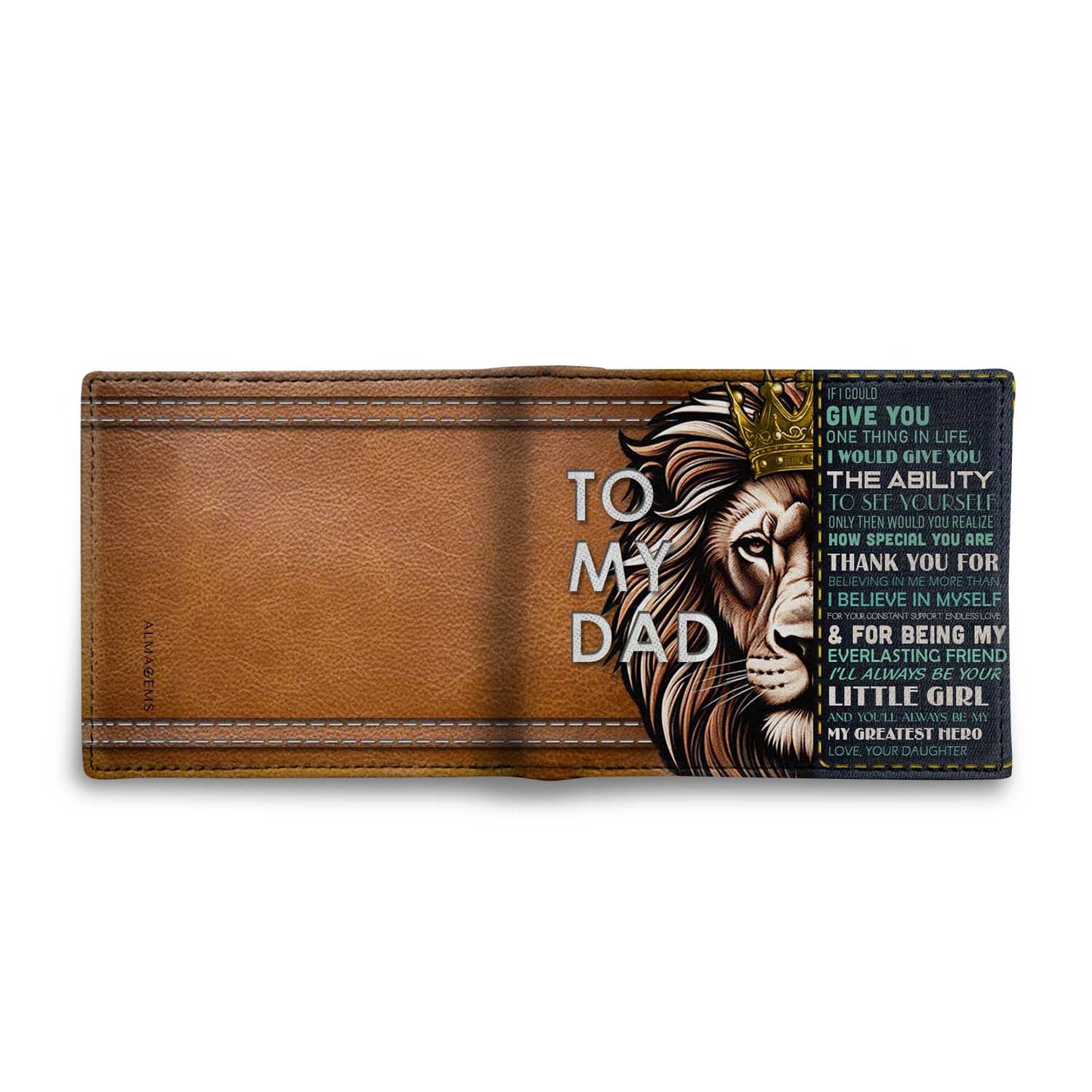 A mi papá - Cartera de piel para hombre - MW16