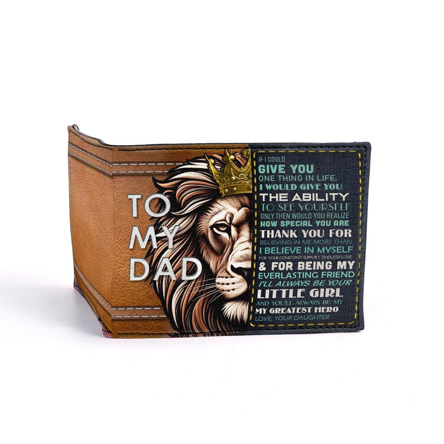 A mi papá - Cartera de piel para hombre - MW16