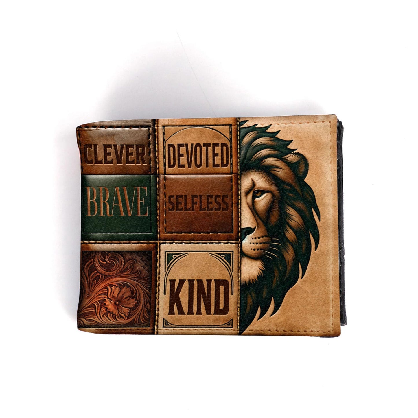 Dad Lion - Men's Leather Wallet - MW18