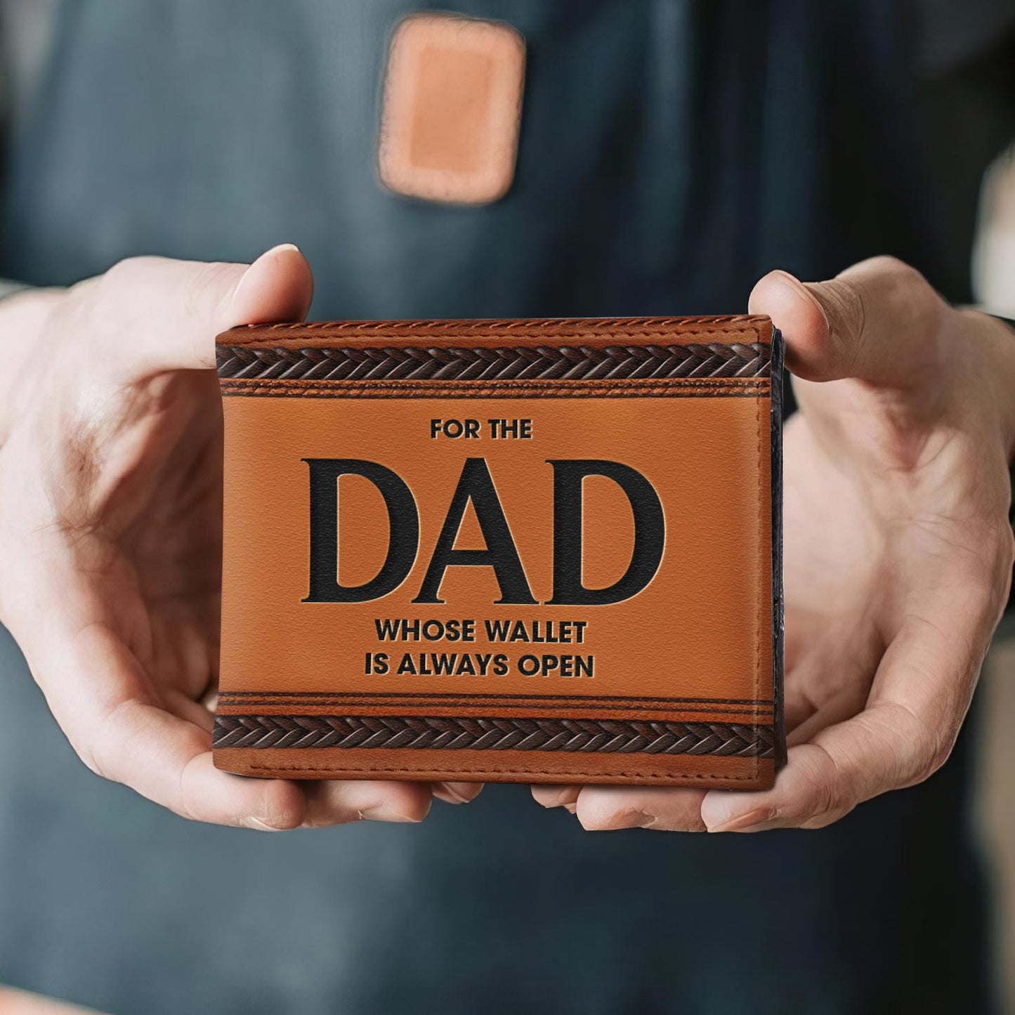 For The Dad Whose Wallet Is Always Open - Men's Leather Wallet - MW30