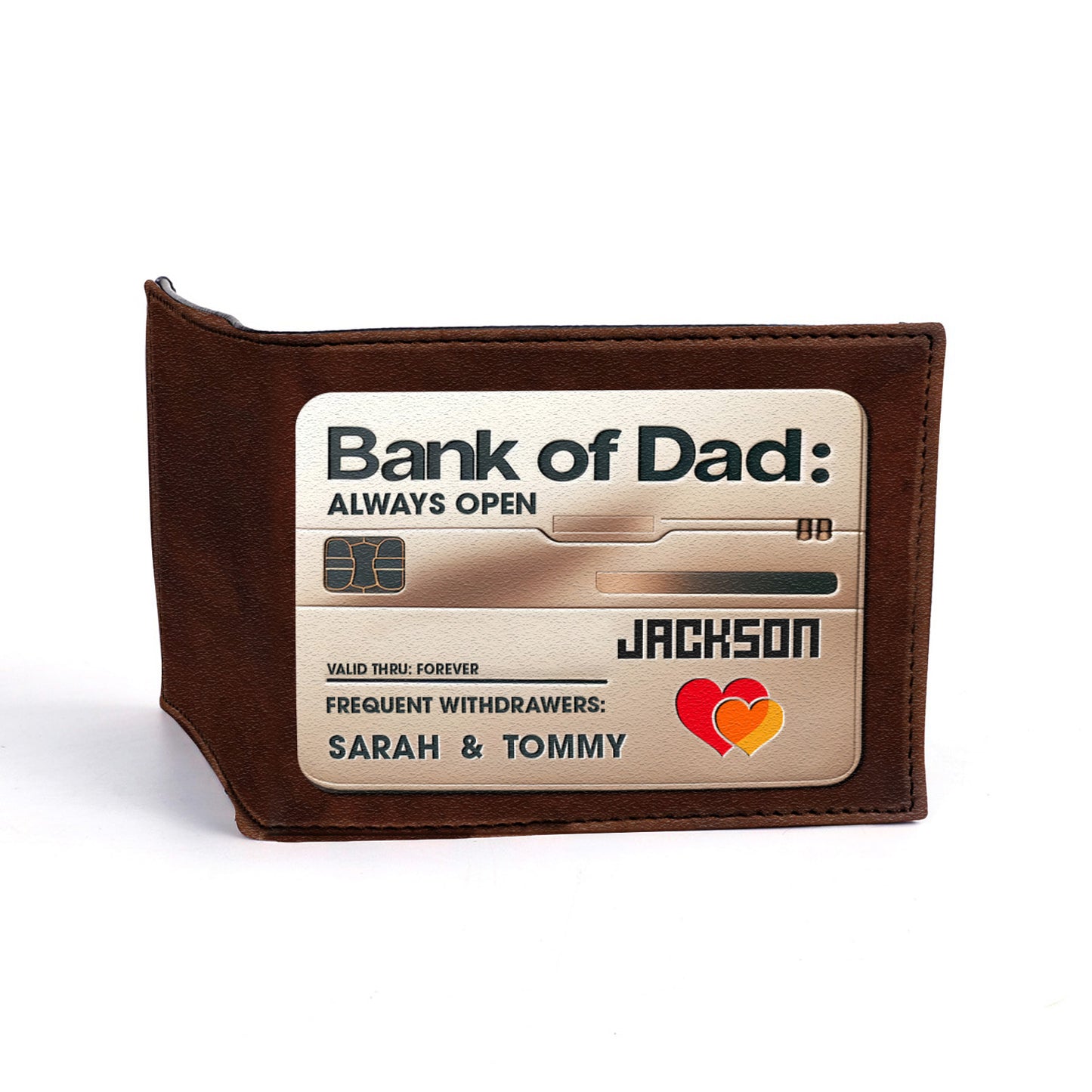 Bank Of Dad - Men's Leather Wallet - MW31