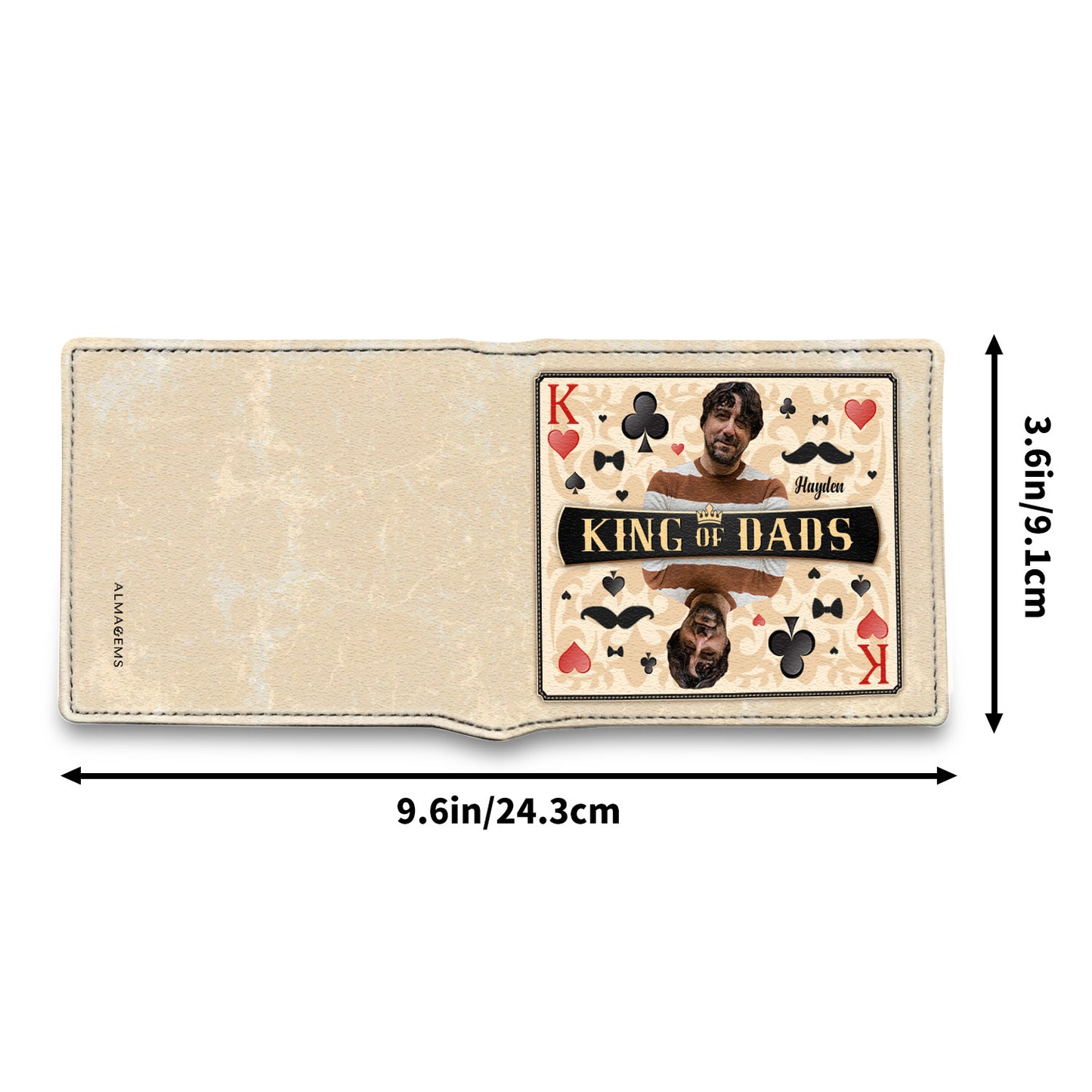 King Of Dads - Cartera de piel para hombre - MW32