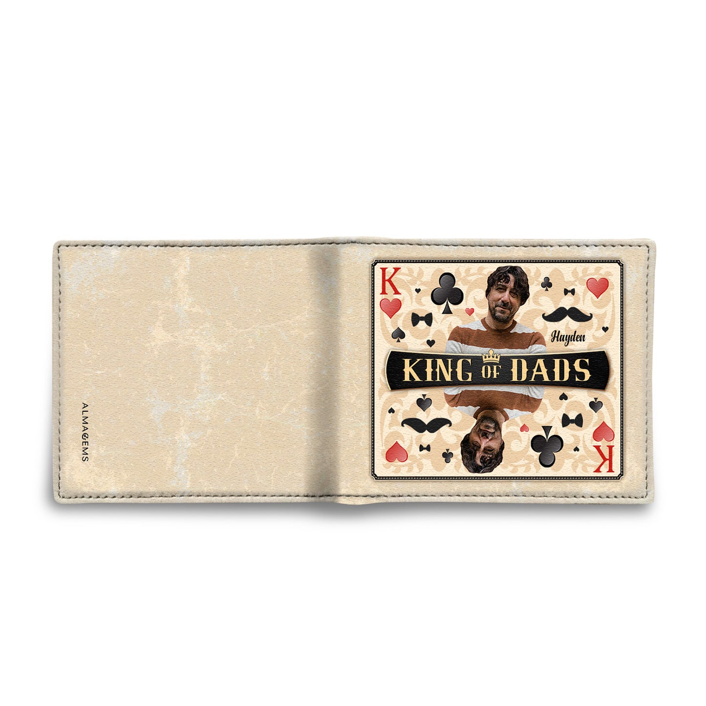 King Of Dads - Cartera de piel para hombre - MW32