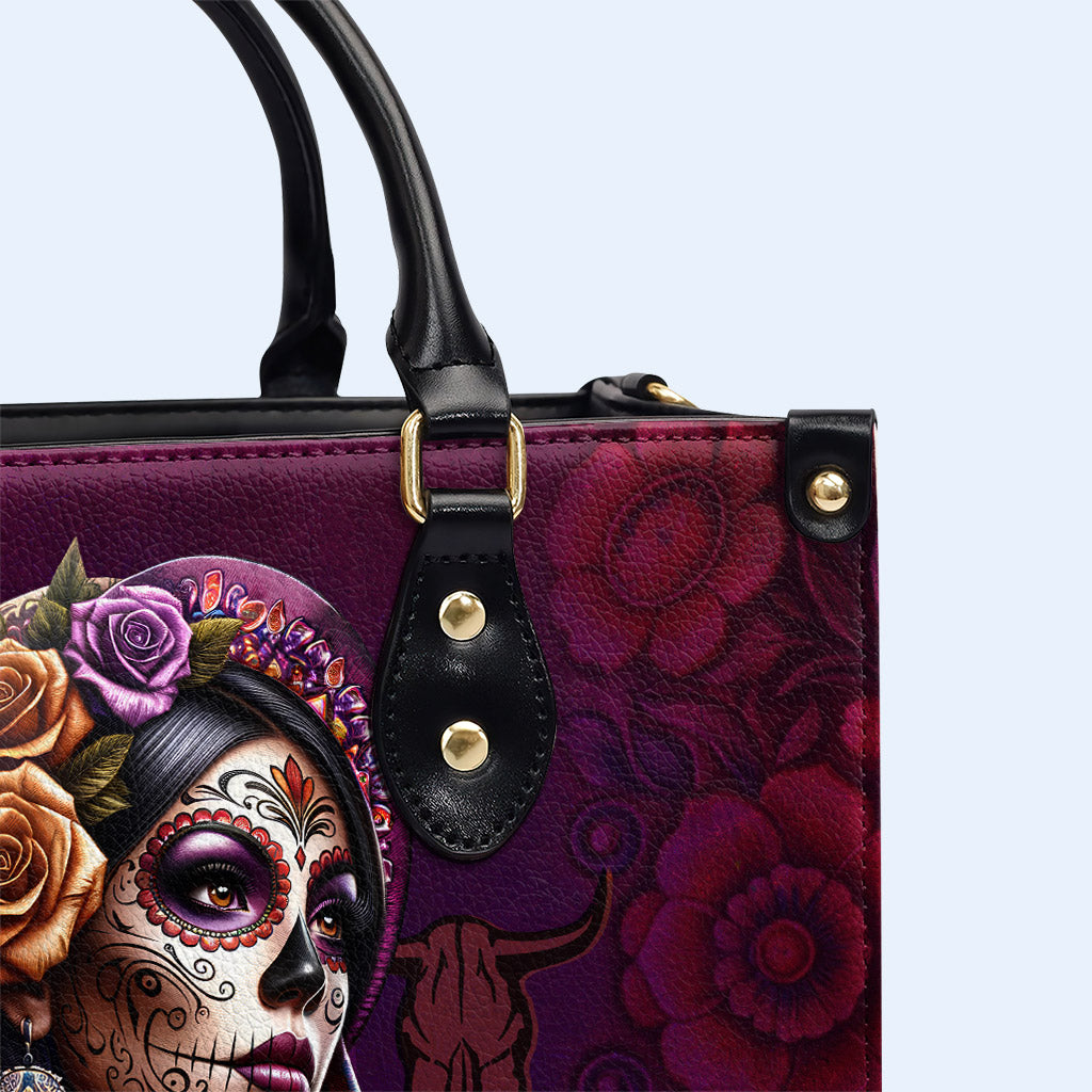 Texas Chica - Bolso de mano de cuero personalizado - MX05