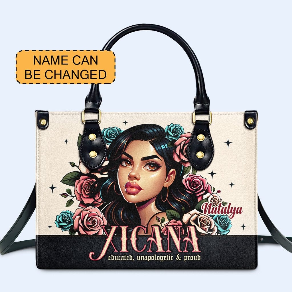 Xicana - Personalized Custom Leather Handbag - MX09