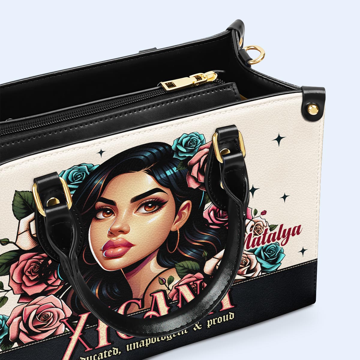Xicana - Personalized Custom Leather Handbag - MX09