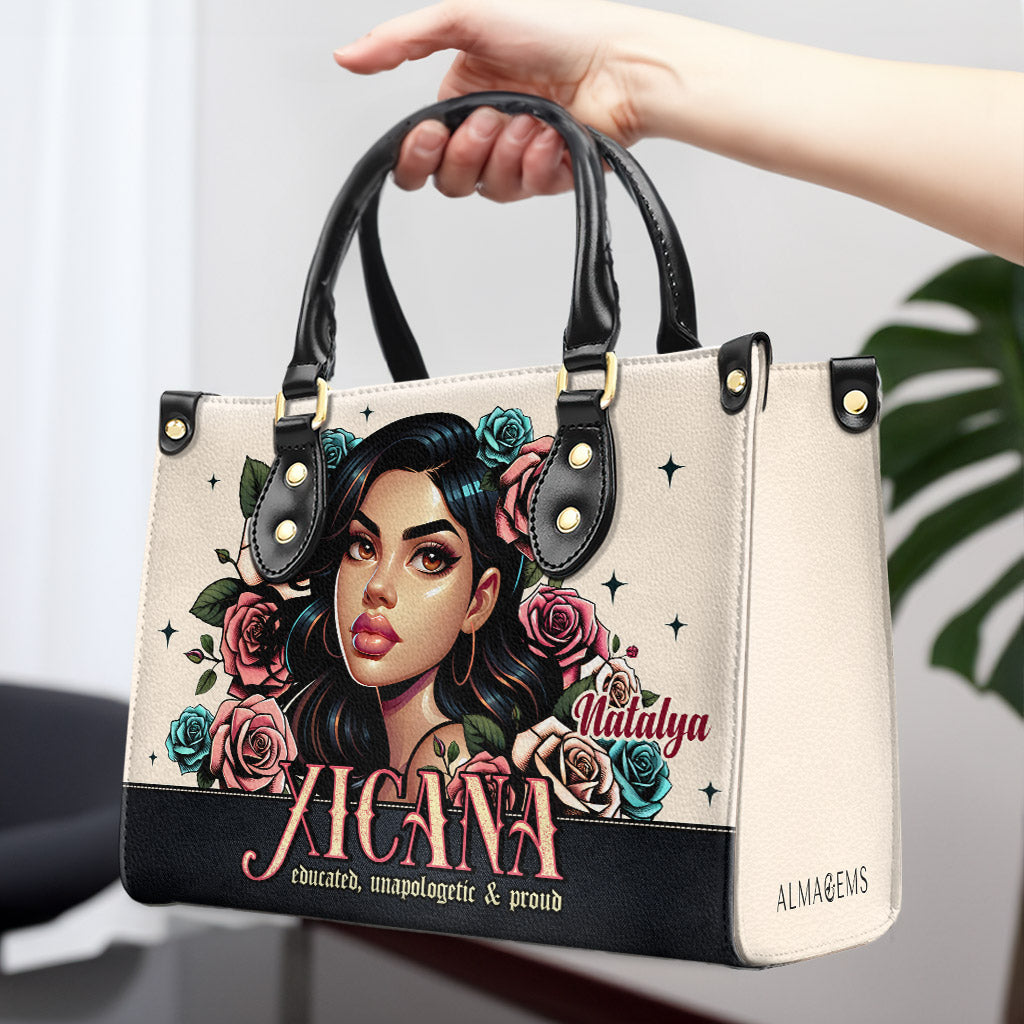 Xicana - Personalized Custom Leather Handbag - MX09