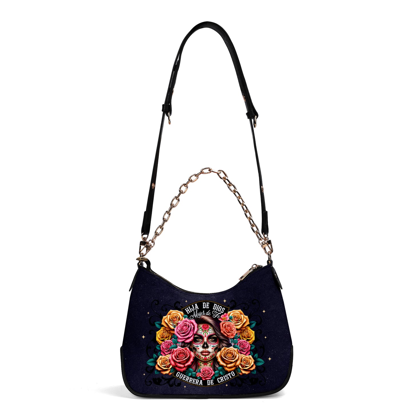 Hija De Dios - Personalized Custom Chain Crossbody Handbag - MX13CH