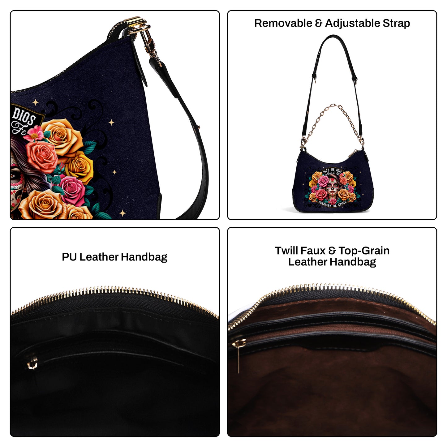 Hija De Dios - Personalized Custom Chain Crossbody Handbag - MX13CH