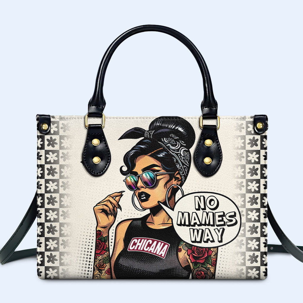 No Mames Way - Sac à main en cuir personnalisé - MX15