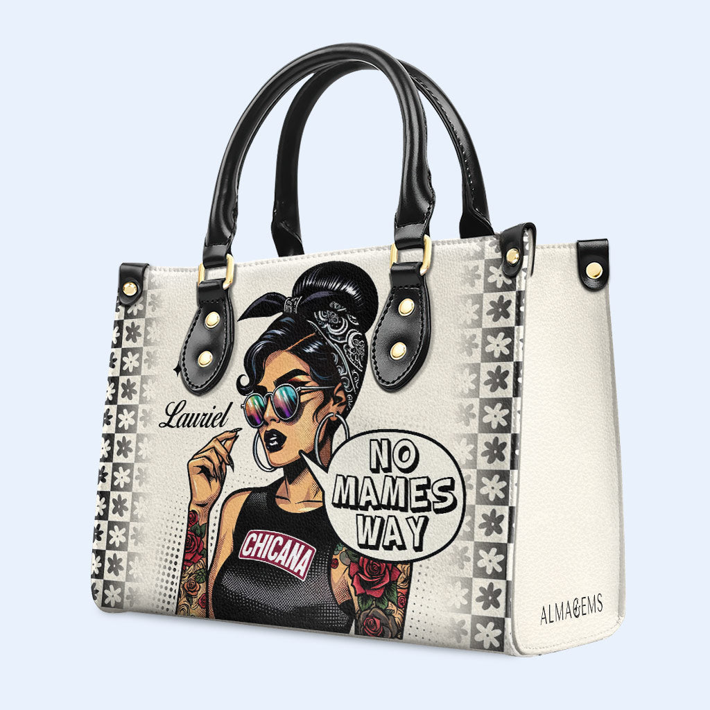 No Mames Way - Sac à main en cuir personnalisé - MX15