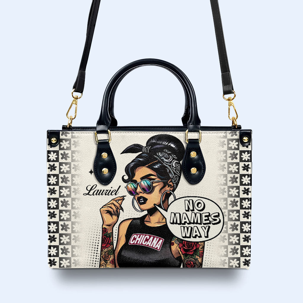 No Mames Way - Sac à main en cuir personnalisé - MX15