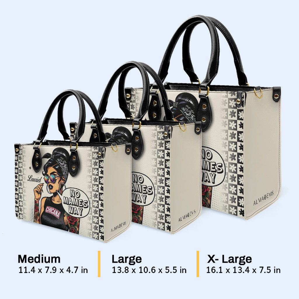 No Mames Way - Sac à main en cuir personnalisé - MX15