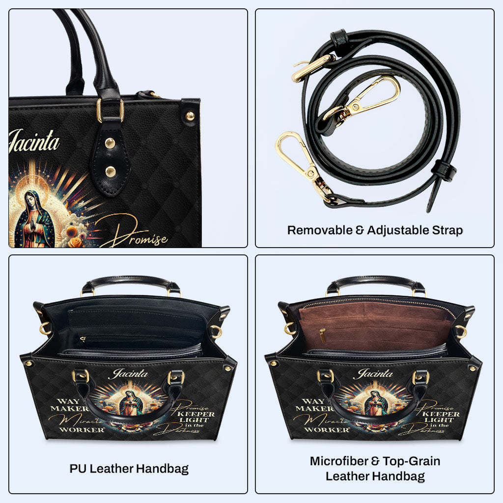Way Maker - Bolso de mano de cuero personalizado - MX19