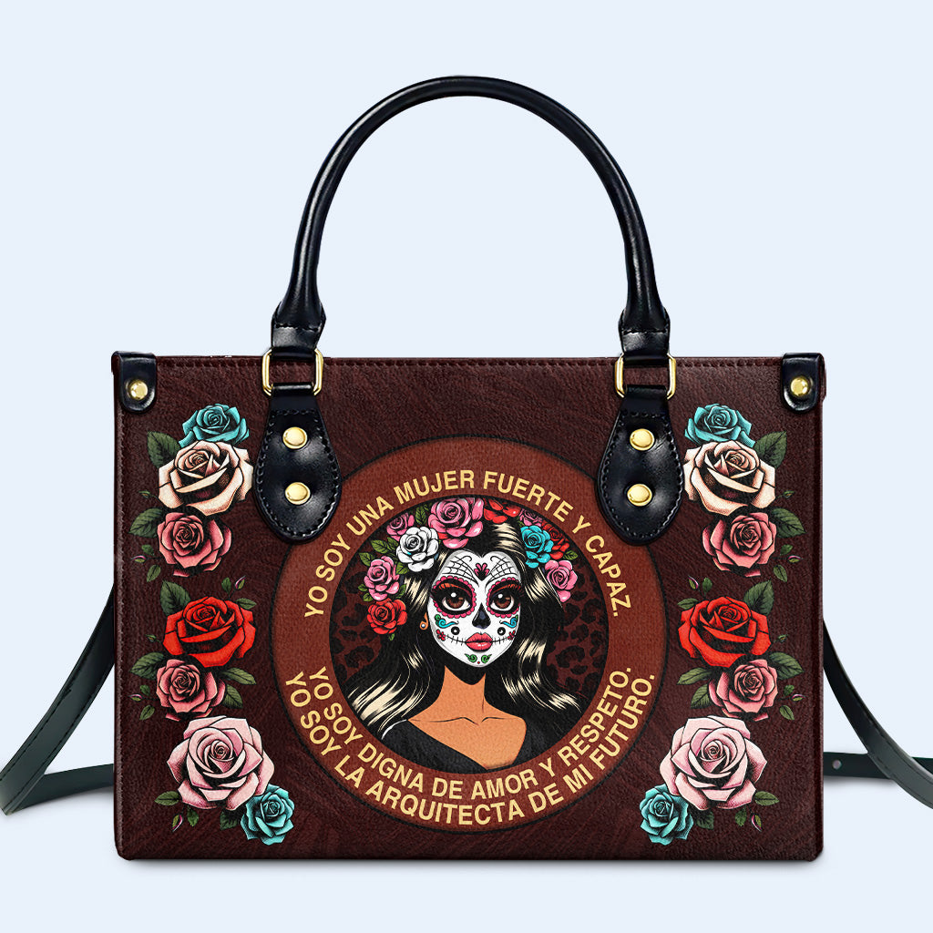 Mujer Fuerte - Sac à main en cuir personnalisé - MX24
