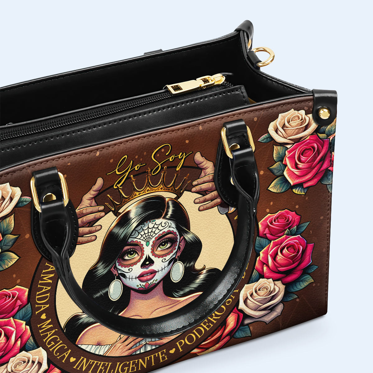 Yo Soy Amada - Sac à main en cuir personnalisé - MX25