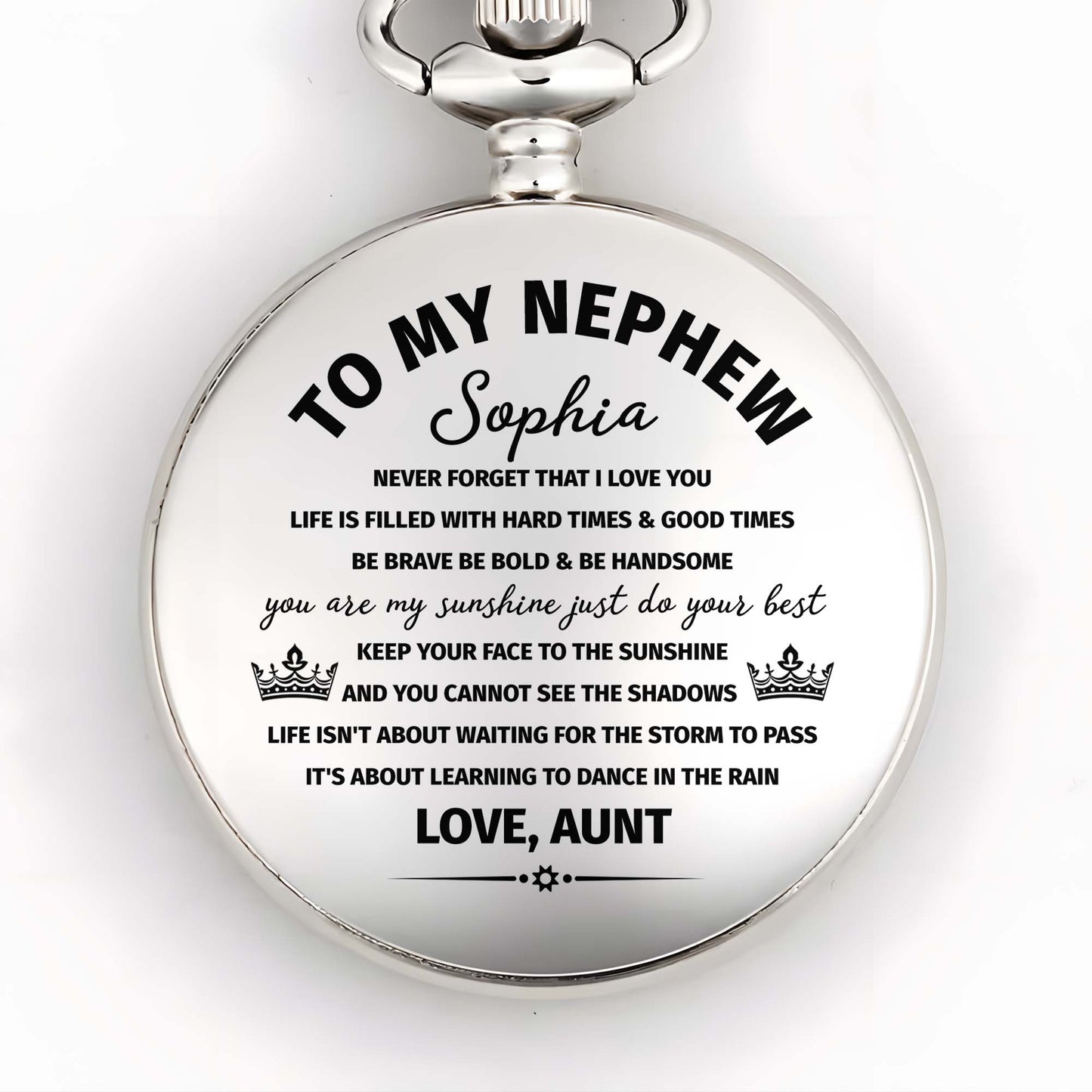 To My Nephew, Embrace Life's Hard And Good Times