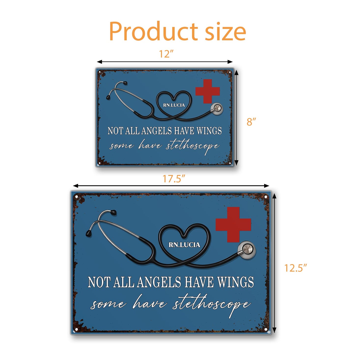 Not All Angels Have Wings Some Have Stethoscope, Stethoscope And Medical Cross
